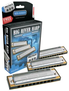 Hohner Big River Pro Pack, Keys of C, G, & A (HH-3P590BX)