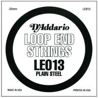 D'Addario Plain Steel Loop End Strings, .013 (10) (DD-LE013)